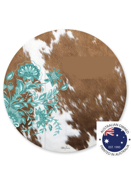 round-placemat-set-cowhide-look-with-aqua-accents